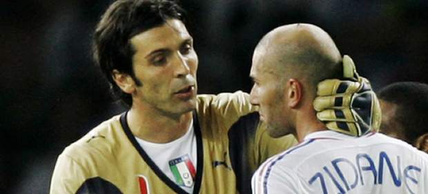 Zidane y Buffon