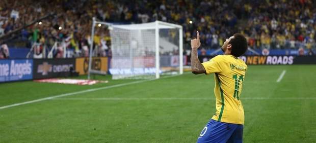 Neymar celebra 