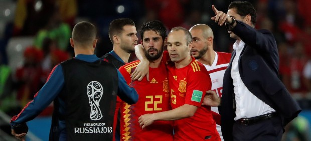 Isco e Iniesta